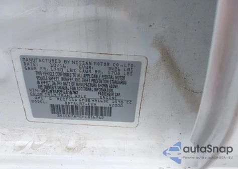 2017 Nissan Versa 1.6 Sv from USA, damaged, VIN 3N1CN7AP2HL816762